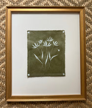 Load image into Gallery viewer, 8”x10” set of 4 on handmade olive paper