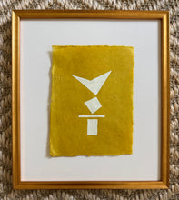 Load image into Gallery viewer, 8”x10” set of 4 on handmade marigold paper