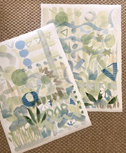 Load image into Gallery viewer, “Garden Games" I & II - pair of archival prints