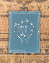 Load image into Gallery viewer, 9”x12” set of 3 on blue paper