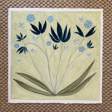 Load image into Gallery viewer, “Pinstripe Floral” - archival print