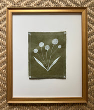 Load image into Gallery viewer, 8”x10” set of 4 on handmade olive paper
