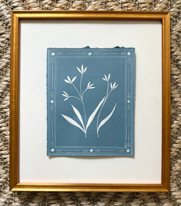 8”x10” set of 4 on blue