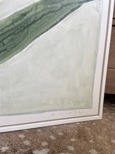 Load image into Gallery viewer, 49.5” x 49.5” on canvas “Pinstripe Floral II”
