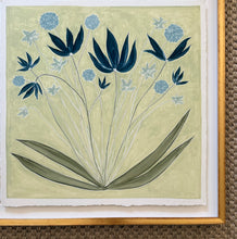 Load image into Gallery viewer, “Pinstripe Floral” - archival print
