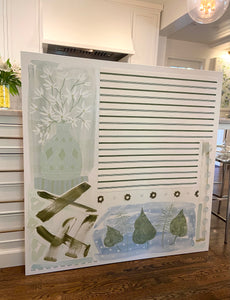 48”x48” on canvas “Pieces and Parts of the Day”