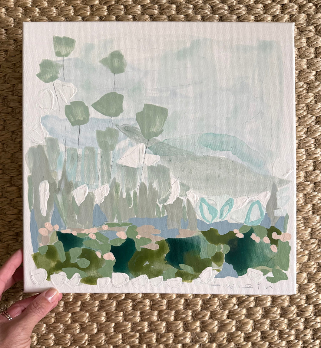 12”x12” original on canvas “The  First Day”