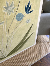 Load image into Gallery viewer, 48”x48” on canvas “Pinstripe Floral IV”
