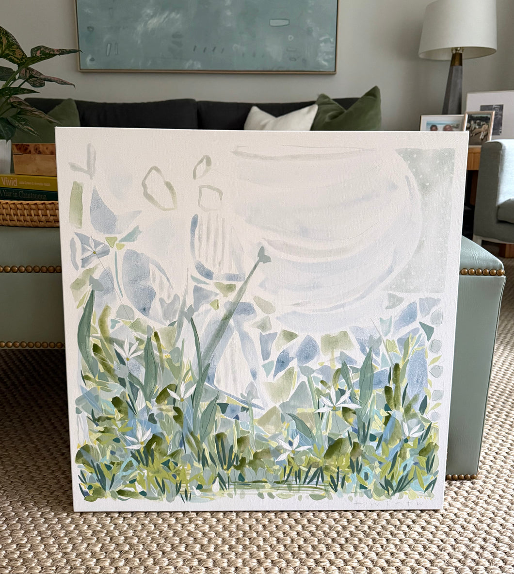 24”x24” original on canvas “Let’s Meet There”